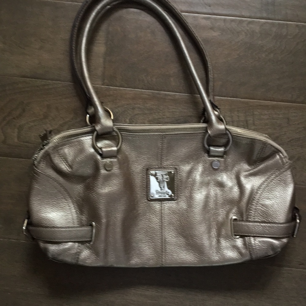 Purse, metallic, satchel